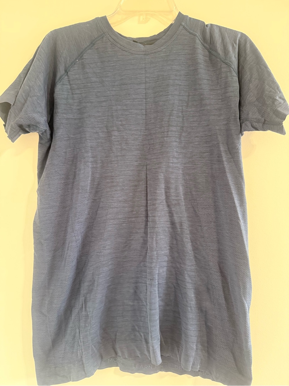 Men's Blue Short-Sleeve Alphalete Shirt
